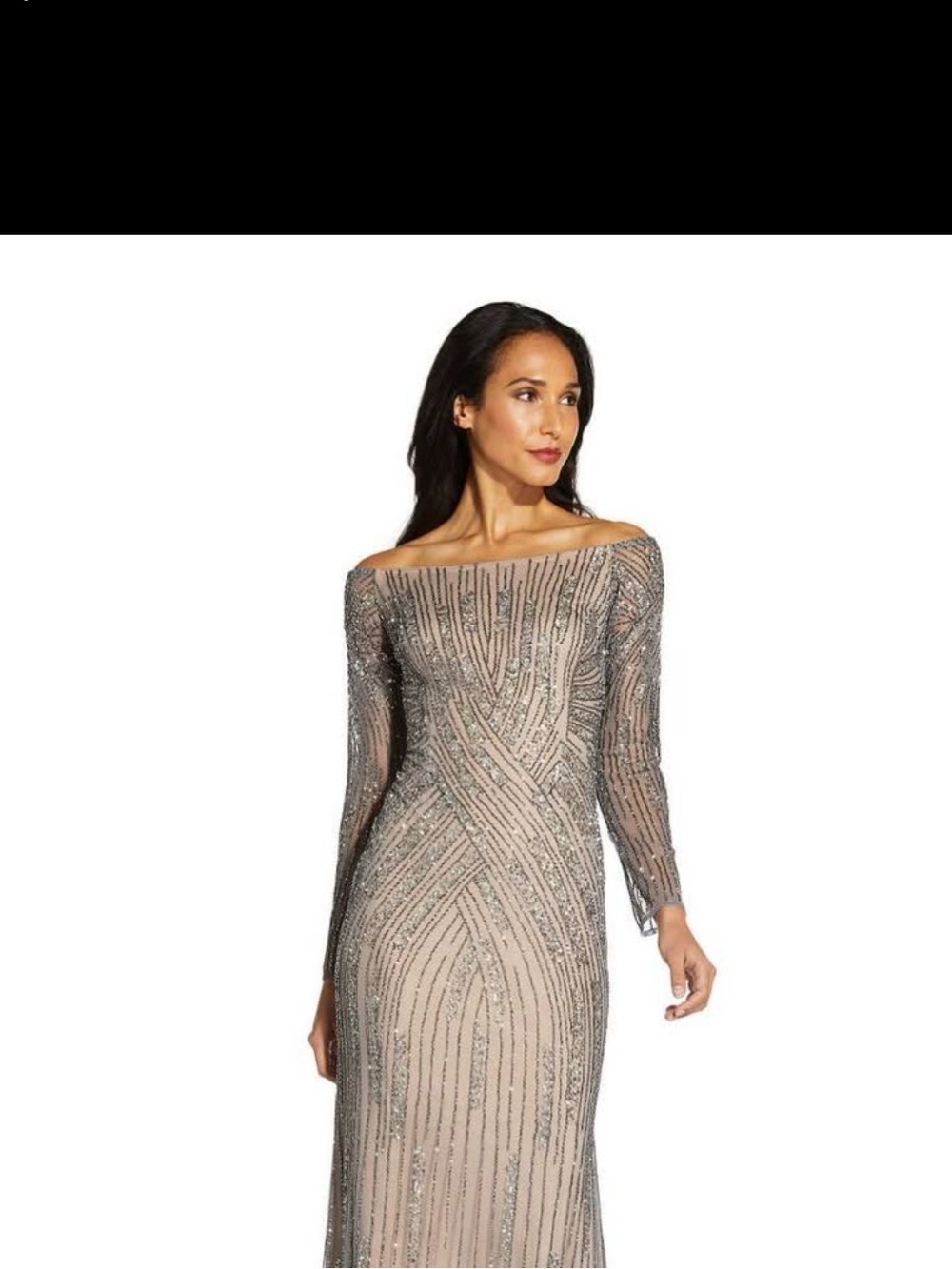 Adrianna Papell Floor Length formal dress size 2.